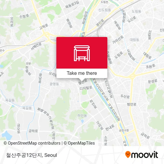 철산주공12단지 map
