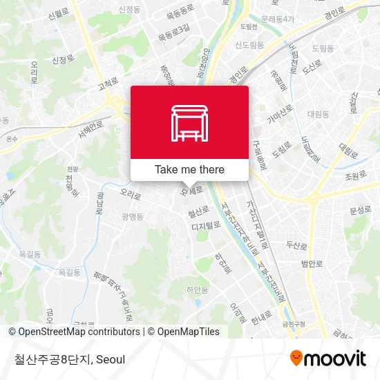 철산주공8단지 map