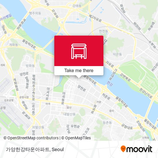 가양한강타운아파트 map