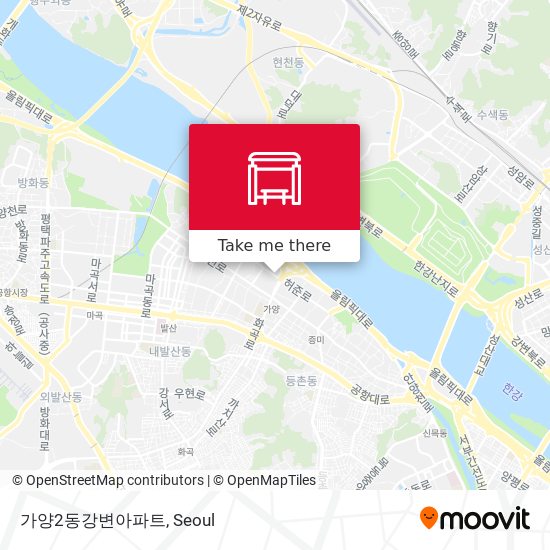 가양2동강변아파트 map