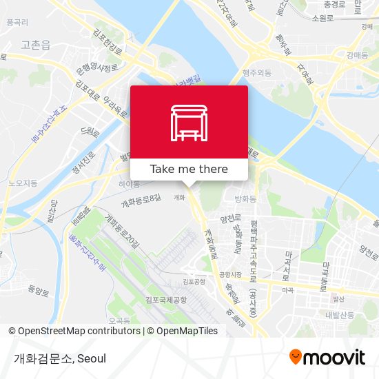 개화검문소 map