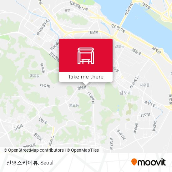 신명스카이뷰 map