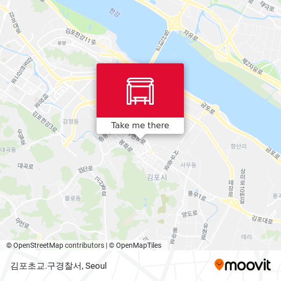 김포초교.구경찰서 map