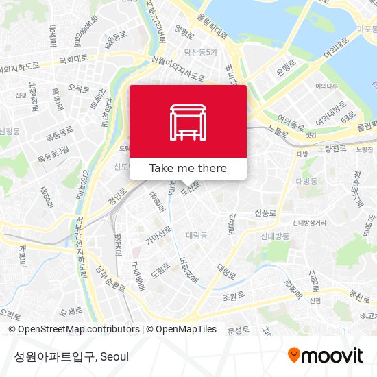성원아파트입구 map