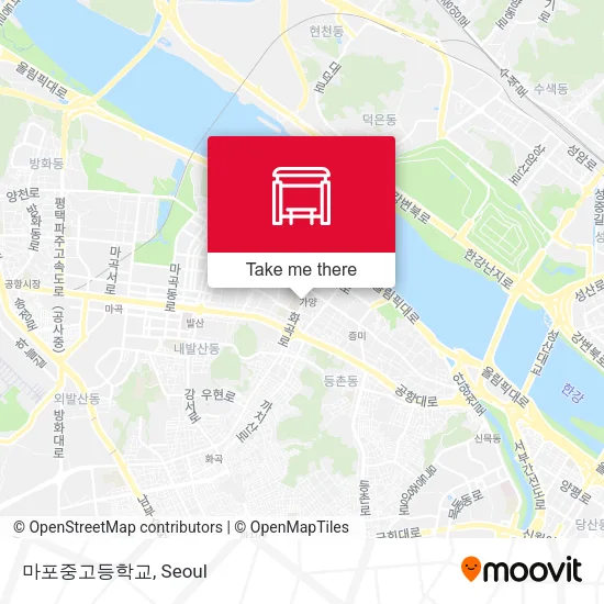 마포중고등학교 map