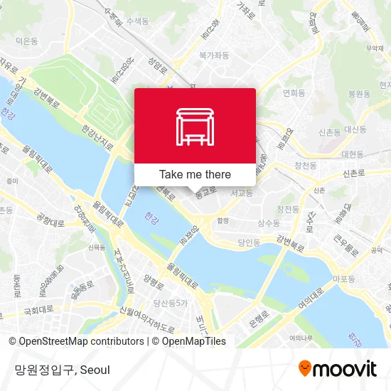 망원정입구 map