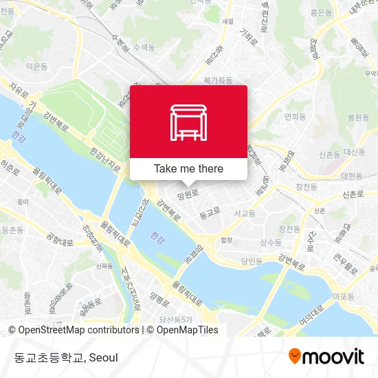 동교초등학교 map