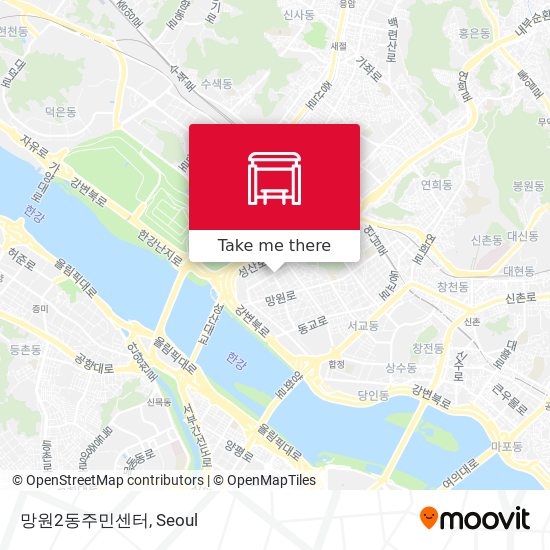 망원2동주민센터 map