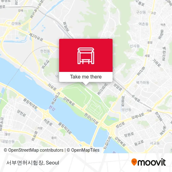 서부면허시험장 map