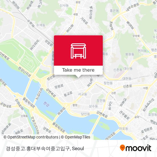 경성중고.홍대부속여중고입구 map