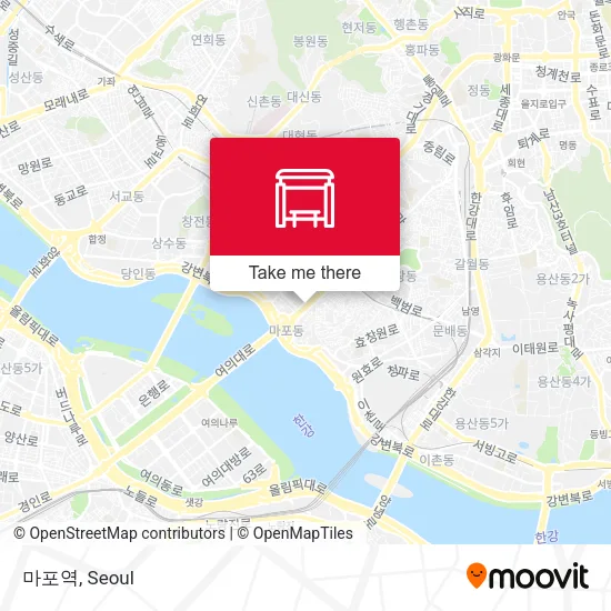 마포역 map