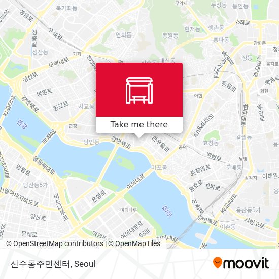 신수동주민센터 map