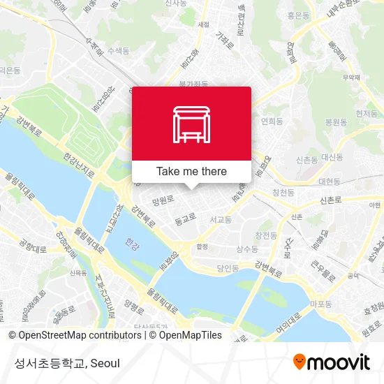 성서초등학교 map