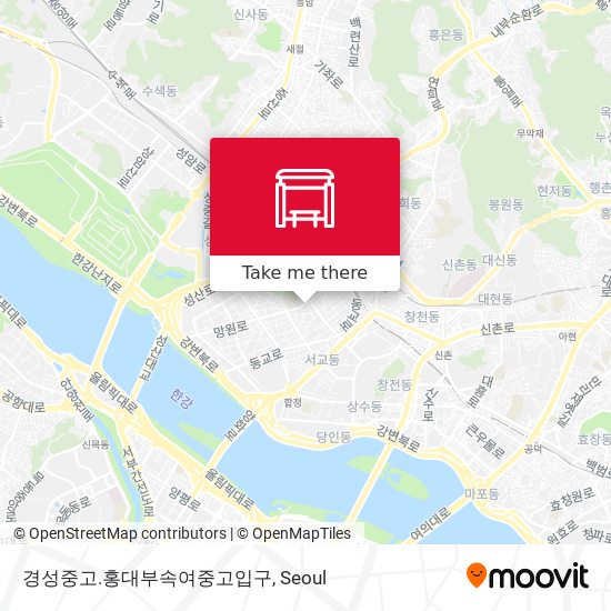 경성중고.홍대부속여중고입구 map