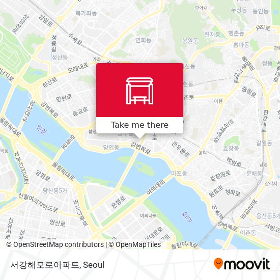 서강해모로아파트 map