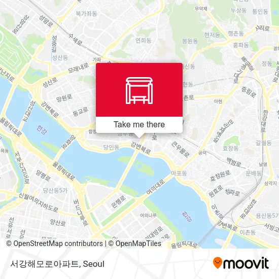 서강해모로아파트 map