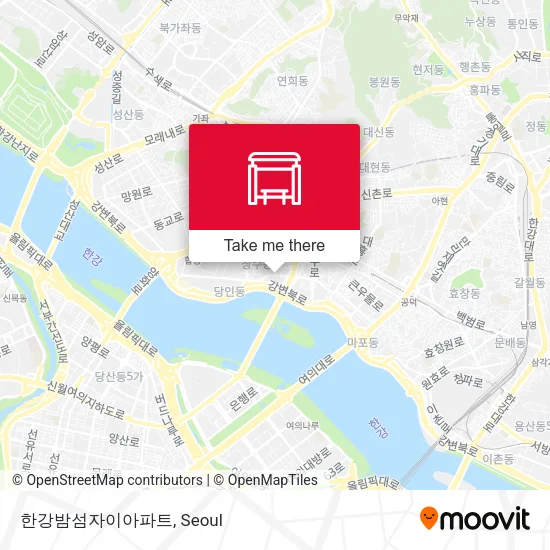 한강밤섬자이아파트 map