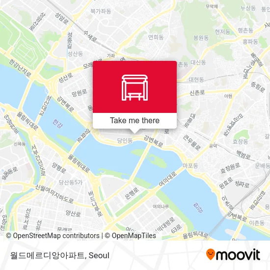 월드메르디앙아파트 map