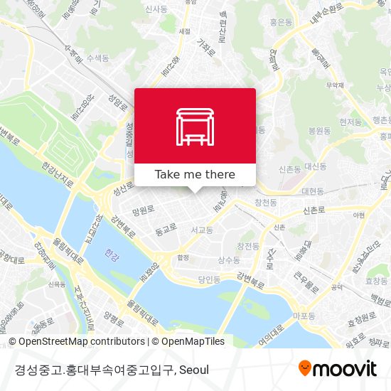 경성중고.홍대부속여중고입구 map