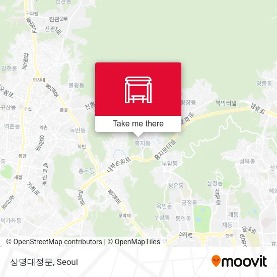 상명대정문 map