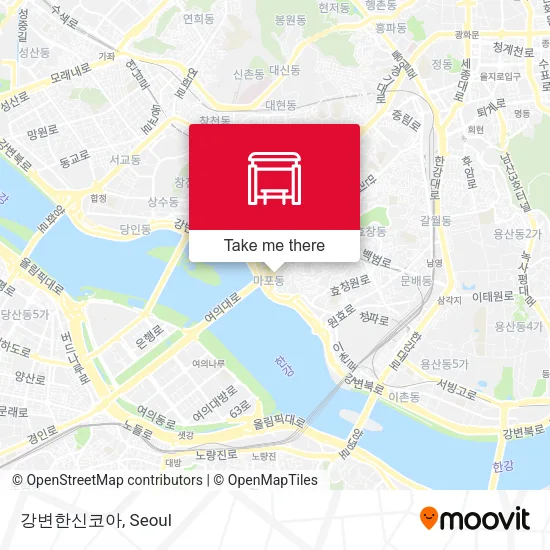 강변한신코아 map