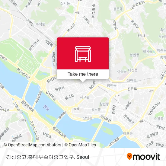 경성중고.홍대부속여중고입구 map