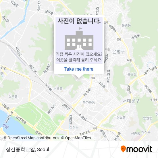 상신중학교앞 map