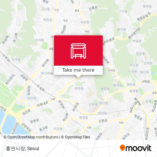 홍연시장 map