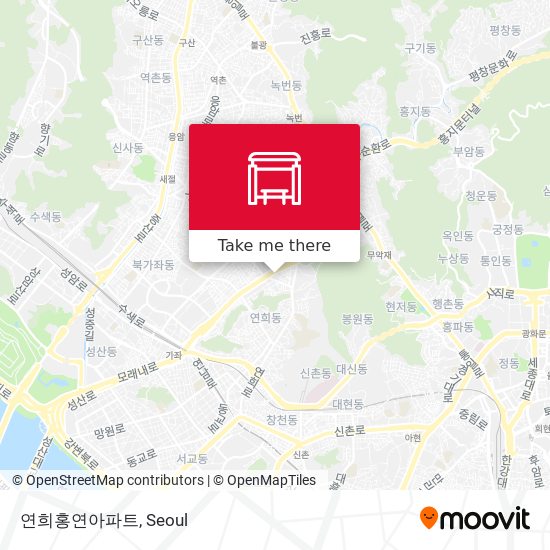 연희홍연아파트 map