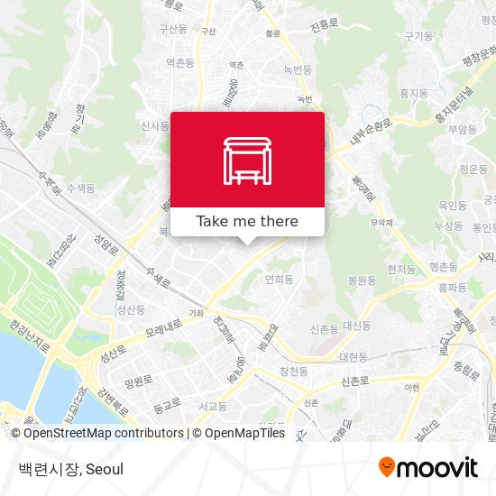 백련시장 map
