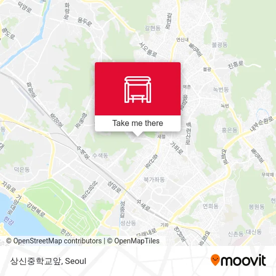상신중학교앞 map