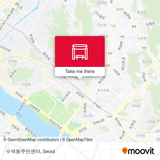 수색동주민센터 map