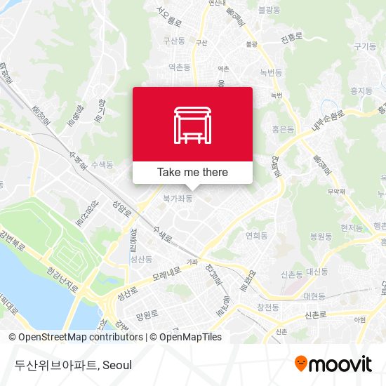 두산위브아파트 map