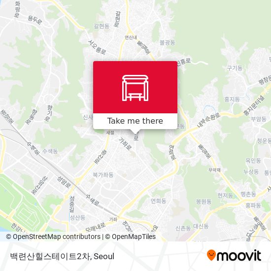 백련산힐스테이트2차 map