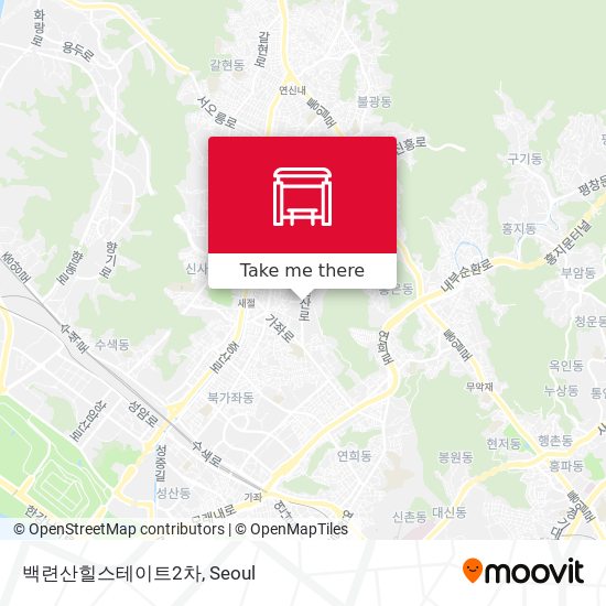 백련산힐스테이트2차 map