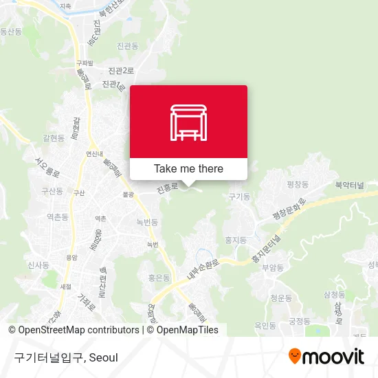 구기터널입구 map