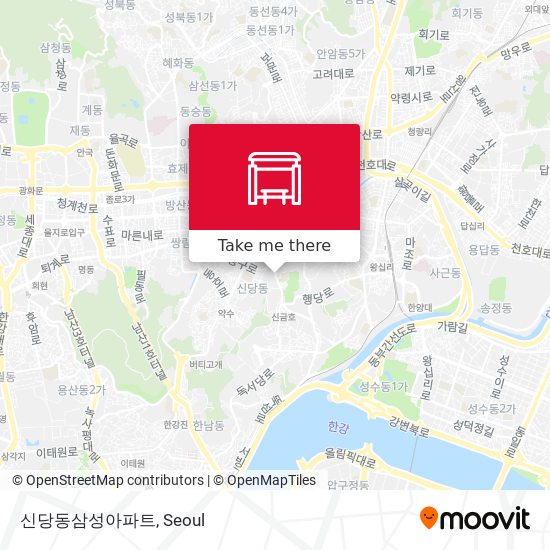 신당동삼성아파트 map