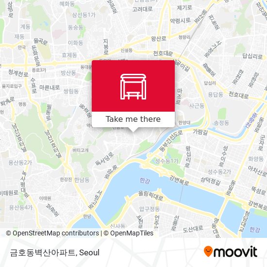 금호동벽산아파트 map