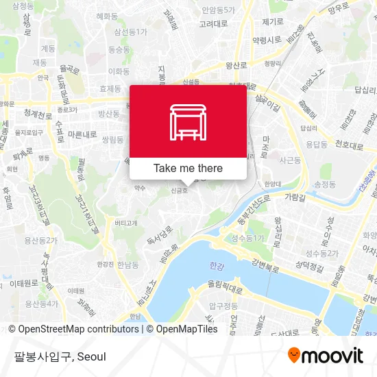 팔봉사입구 map