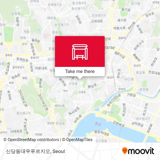 신당동대우푸르지오 map
