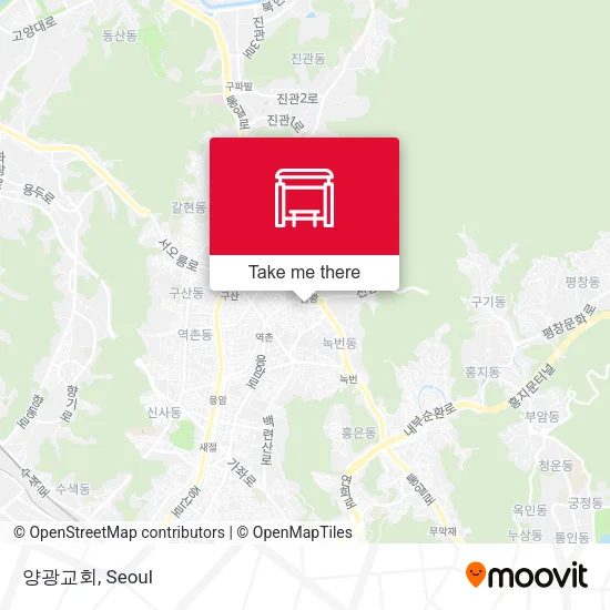 양광교회 map
