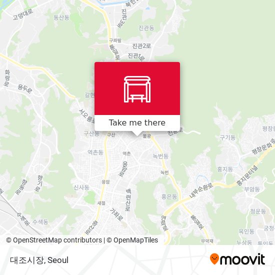 대조시장 map
