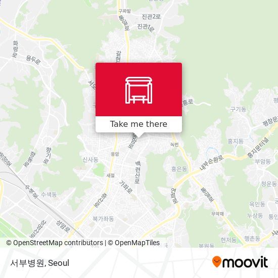 서부병원 map
