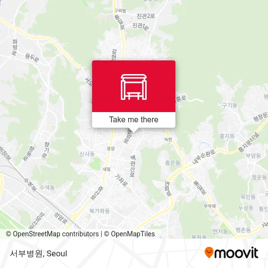 서부병원 map