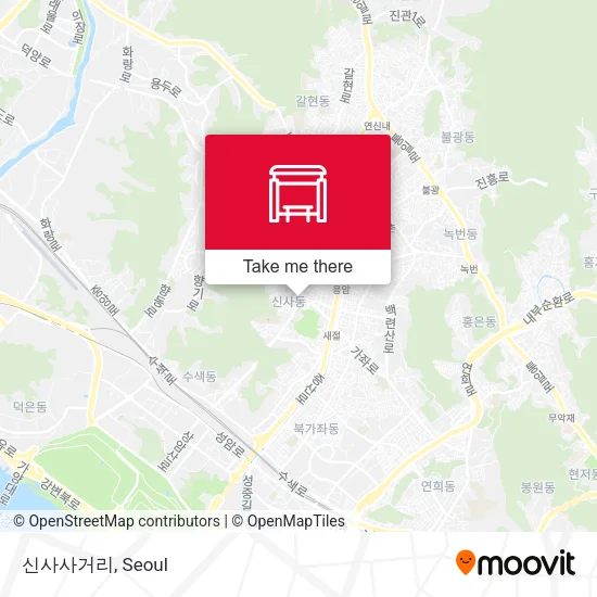 신사사거리 map