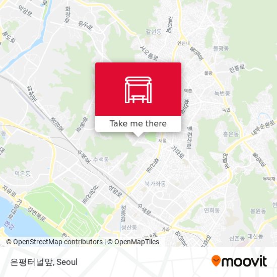 은평터널앞 map