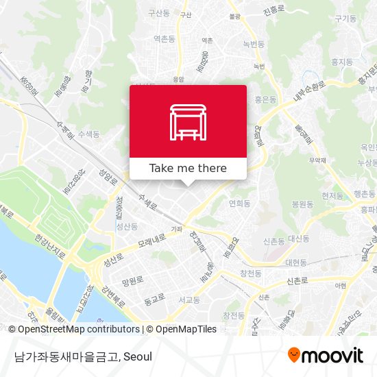 남가좌동새마을금고 map