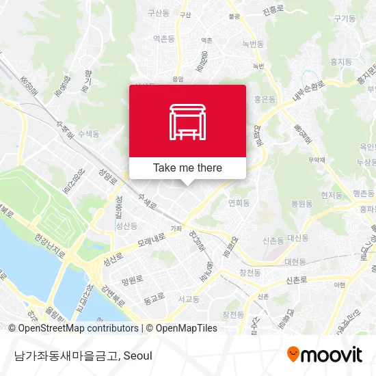 남가좌동새마을금고 map