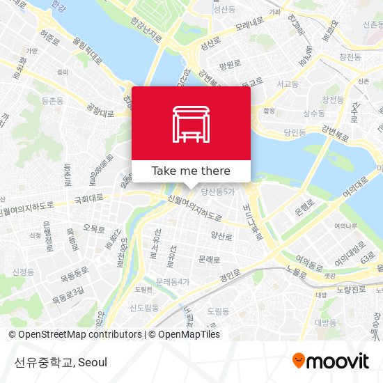 선유중학교 map