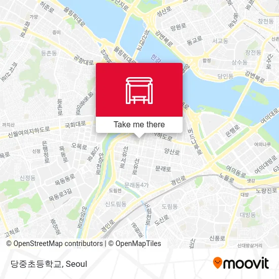 당중초등학교 map